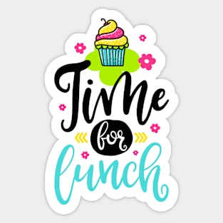 Time for lunch Sticker